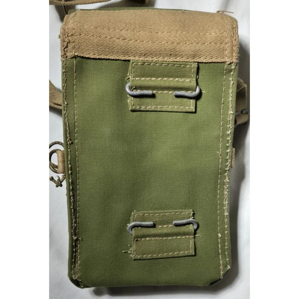 Original 1944 British Light II Respirator Pouch Bag Carry WWII Canvas Haversack